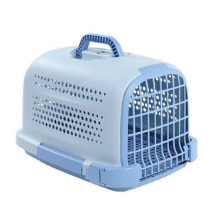 Breathable Airline Plastic Portable Travel Cage Transportation Dog Cat Cage Pet Flight Crate Pet Carrier