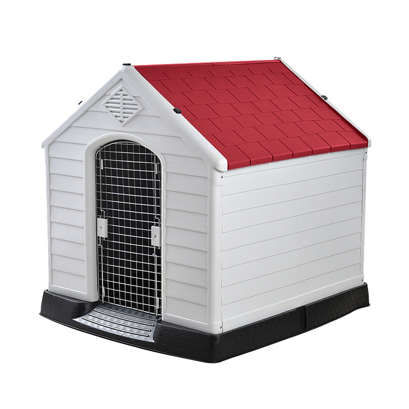 High Quality Outdoor Garden Kennels Dog House Plastic 2023 PP Large Luxury House Cages