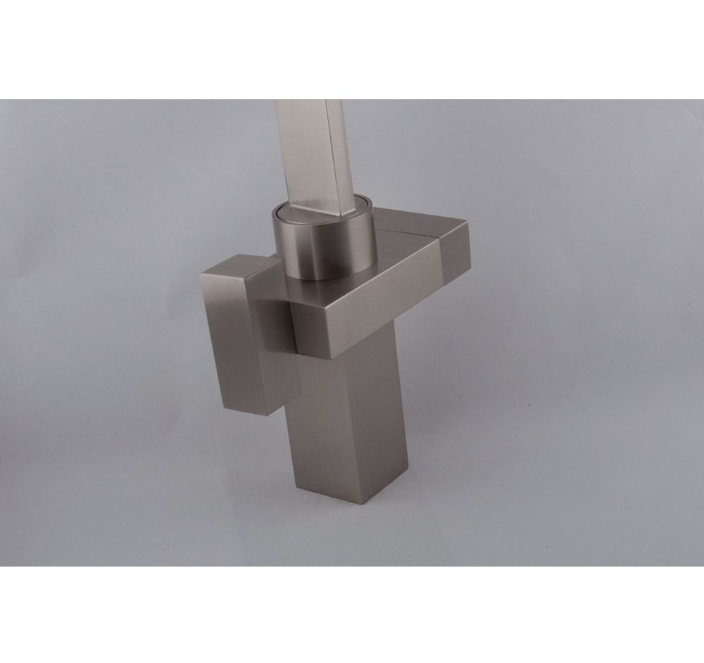 Commercial  nickel restaurant Kitchen mixer taps pull out kitchen sink faucet