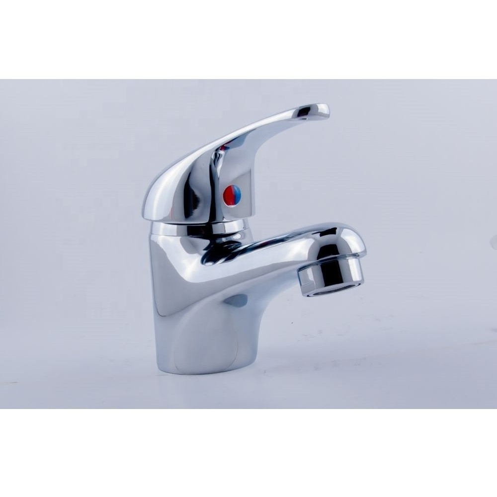 High quality low price zinc single handle chrome bathroom faucet