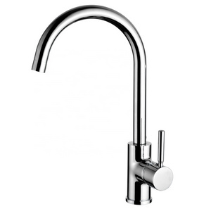 Luxury Modern Brass Kitchen Faucet with Hot and Cold Water Supply