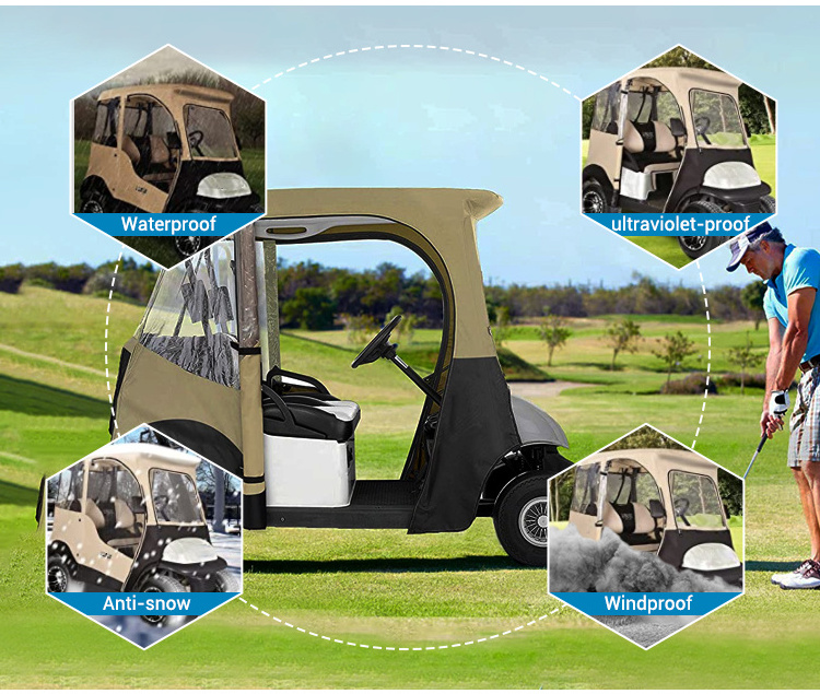 General Purpose 4 Passenger Outdoor Protection, Shade, Weather, Dust Club Golf Cart Cover