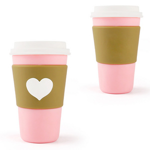 Custom Capacity Cute Style Pink Coffee Cup Outdoor Mini Portable Fast Charger 2600mAh Power Bank