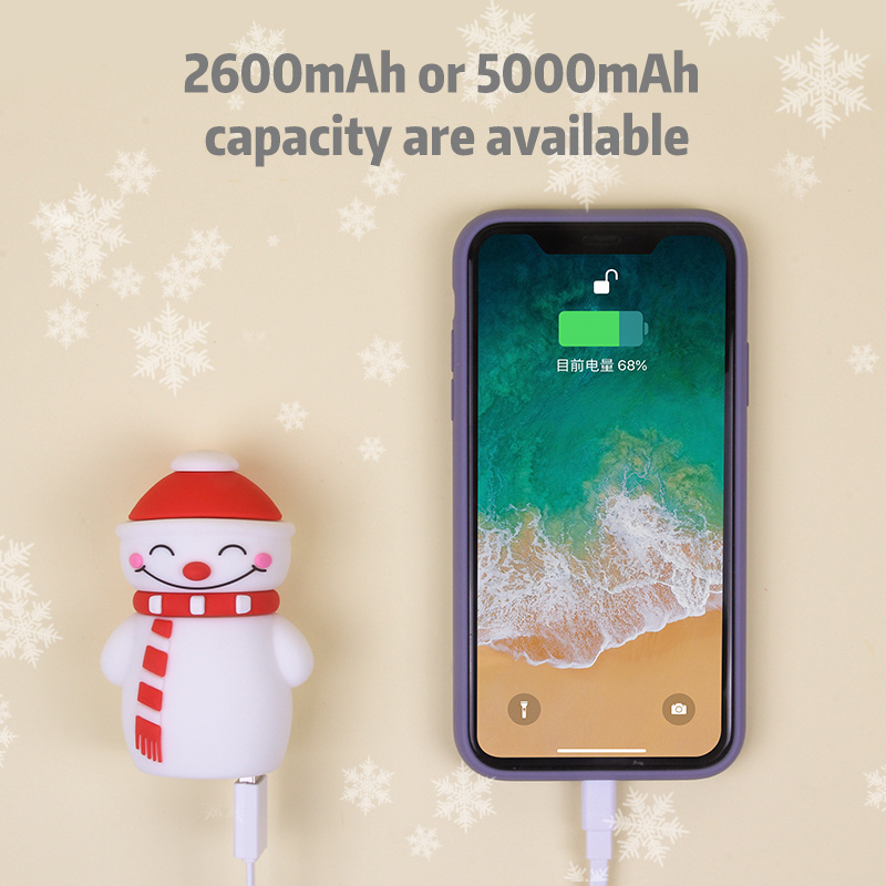 Christmas power bank Power Bank 5000mAh High Quality portable battery charger shoes power bank