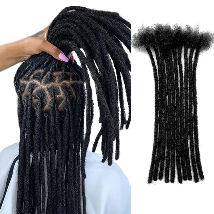 human hair dreadlocks extensions Loc Bulk Dread Lock Human Hair Wholesale Crochet Braid Hair Remy Brazilian Locs Afro Kinky