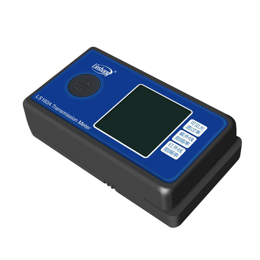 Window tint meter LS160A Linshang Handheld Window Tint Transmission Meter self calibrate with IR UV blocking rate transmittance