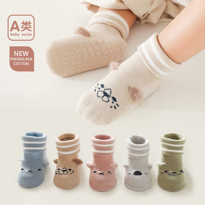 21 Styles newborn soft thickened cotton terry winter cute 3d animal cartoon toddler non slip baby shoe socks