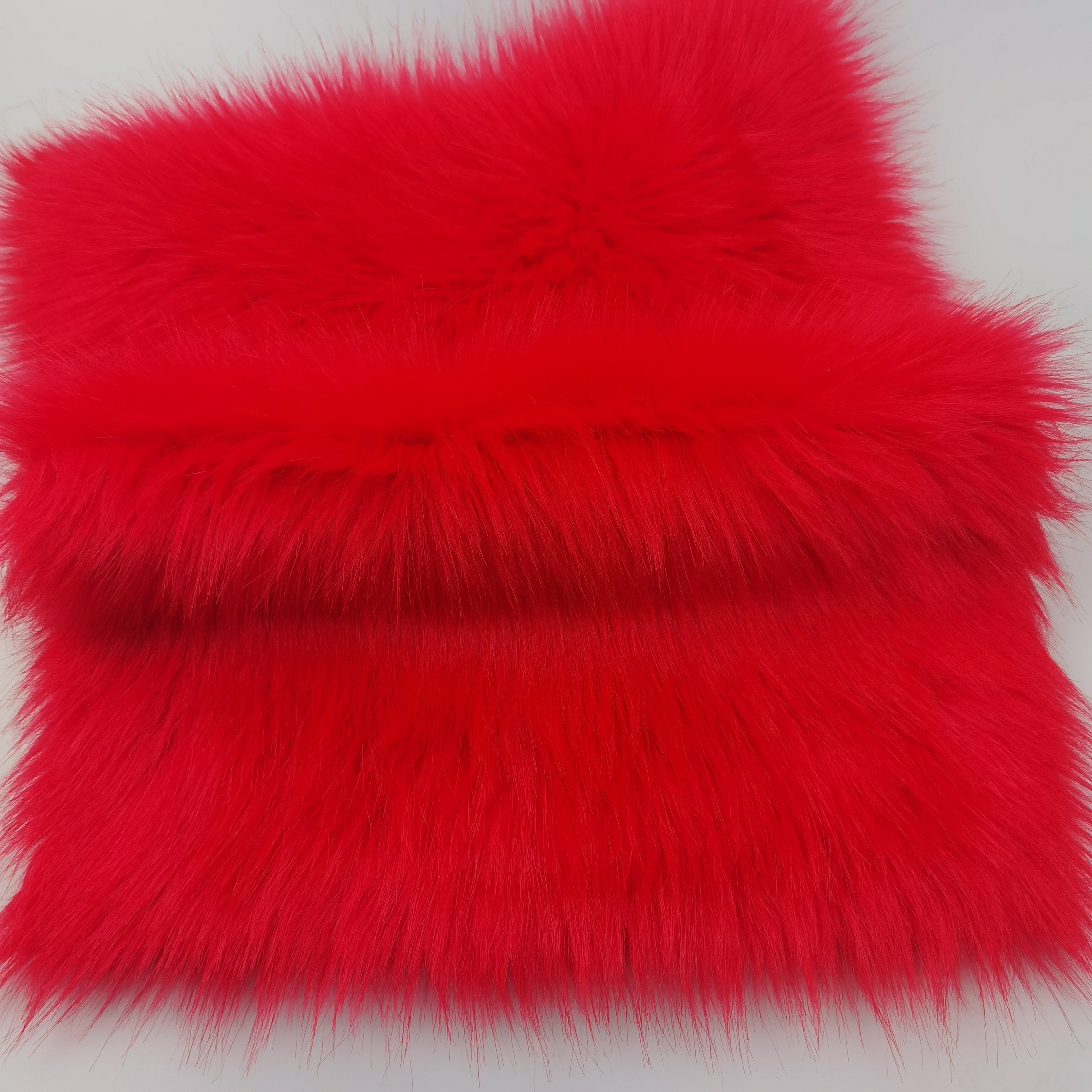 850g/m 25mm hair 75% acrylic 25%polyester  garment and home decoration usage  faux fur