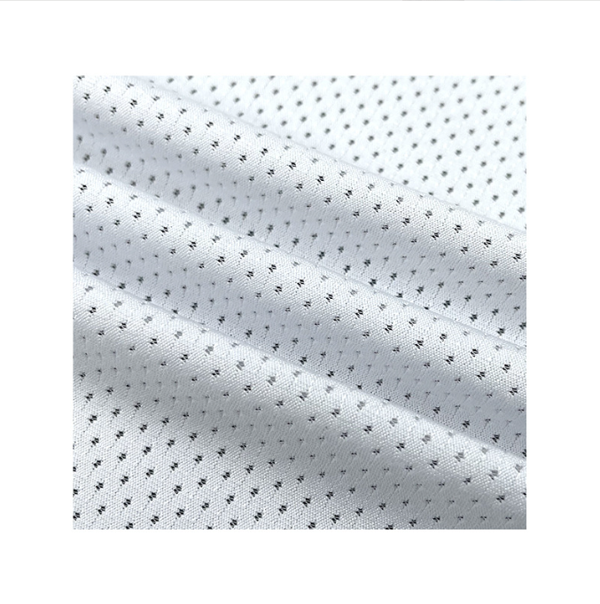 Garment knit fabric quick dry breathable butterfly mesh fabric for Sportswear Basketball