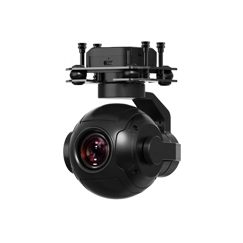 Drone 20 Times Zoom Camera SIYI ZR10 2K 4MP QHD 30X Hybrid Zoom Gimbal Camera For Cargo Drone Night Vision 3-Axis Stabilizer