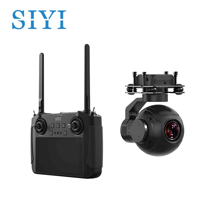 Drone 20 Times Zoom Camera SIYI ZR10 2K 4MP QHD 30X Hybrid Zoom Gimbal Camera For Cargo Drone Night Vision 3-Axis Stabilizer