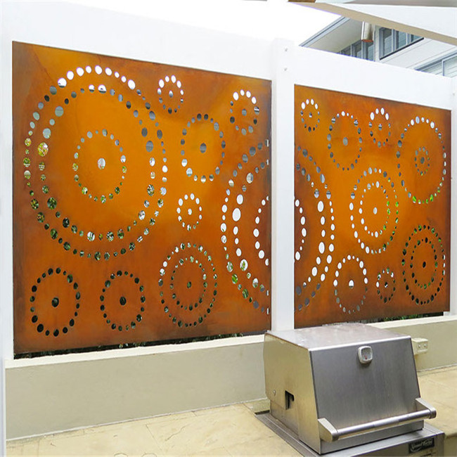 Laser Cutting Corten Steel Metal Wall Art Designs