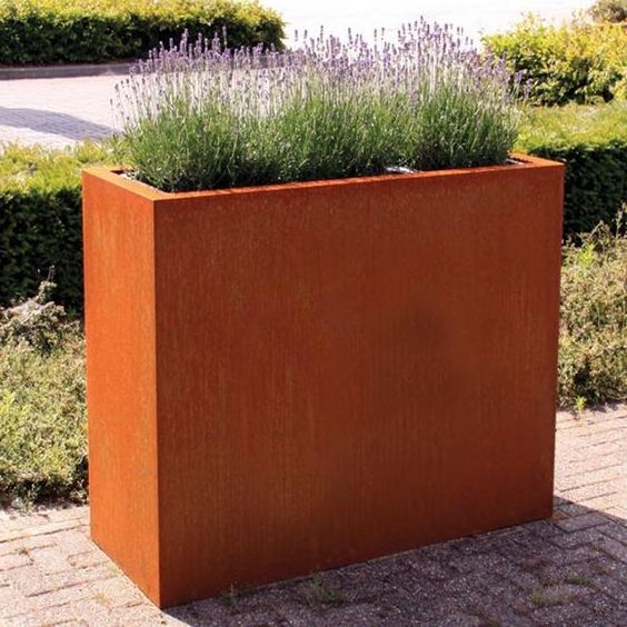 best selling products home & garden rusty corten steel retaining walls planter