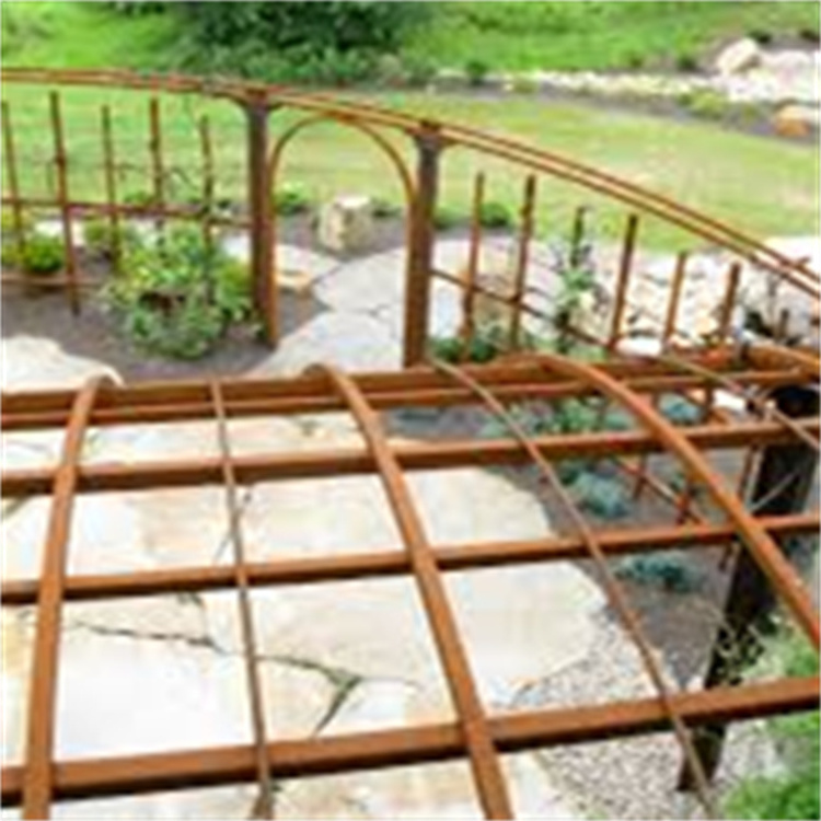 Corten pergola garden pavilon gazebo chinese style garden gazebo