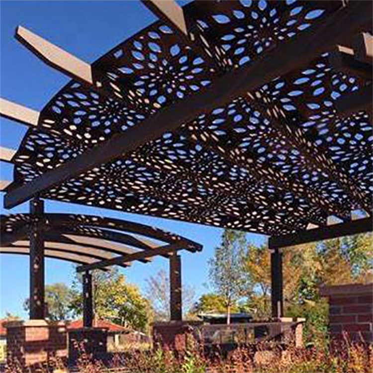 Corten pergola garden pavilon gazebo chinese style garden gazebo