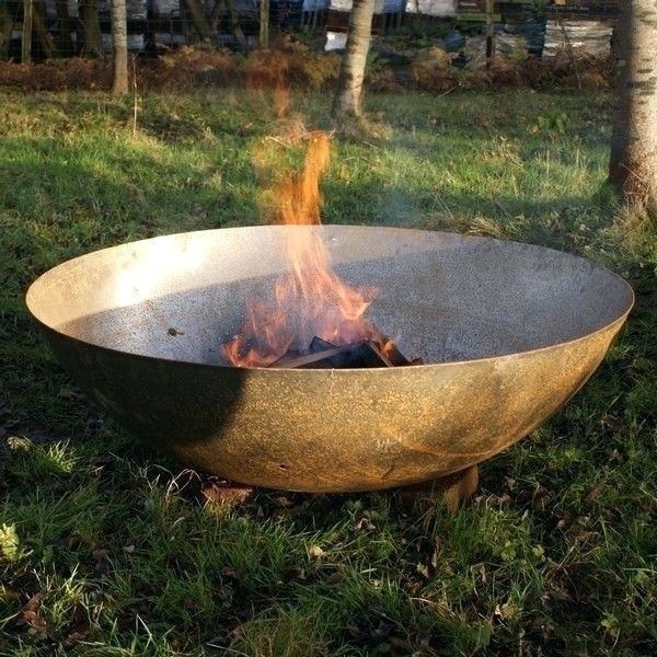 Outdoor 60/80/100cm Diameter Metal Fire Pit Fire Bowl