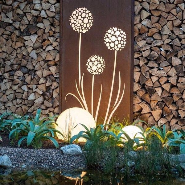 Laser Cutting Corten Steel Metal Wall Art Designs