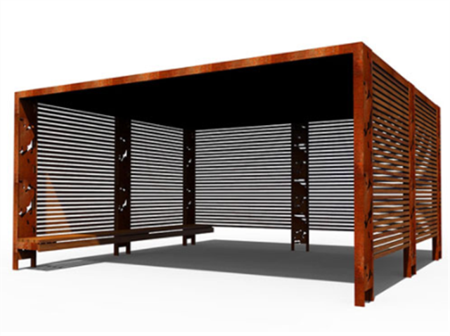 Corten pergola gazebo outdoor round outdoor pergola gazebo with curtains outdoor 4 sides gazebo pergola shelter