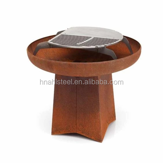 Cheap price smokeless wood burning BBQ fire pit table outdoor campfire grill