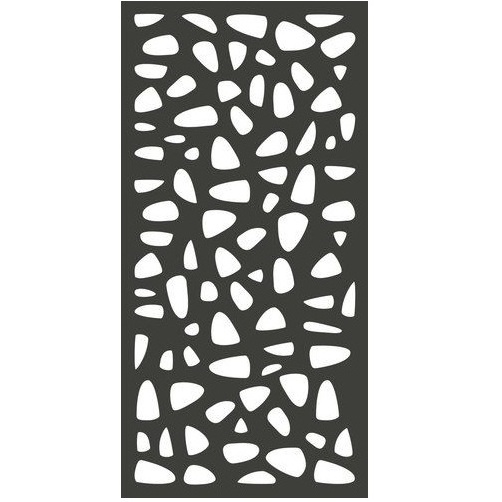 Decorative laser cut exterior metal screen outdoor privacy panels fence