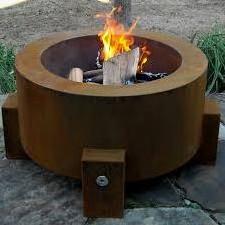 new arrival wood burning portable fire pit outdoor