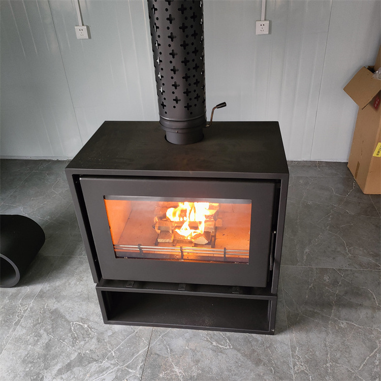 double door wood burning stove wood-burning stove freestanding  fireplace supplier