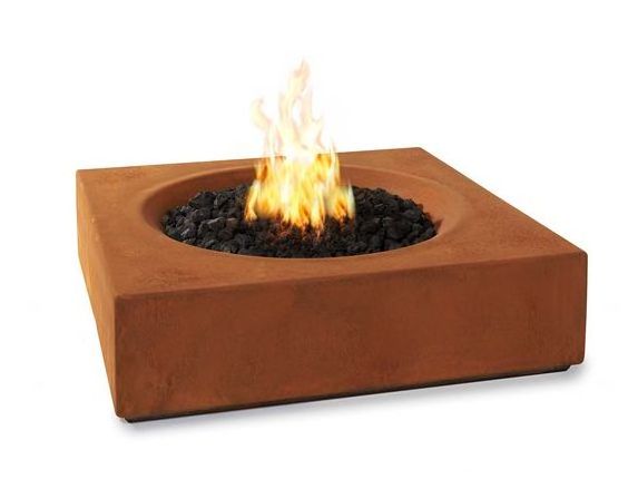 Garden corten metal fire pit table fireplace fire bowl for decor feuerschale corten steel fire pit