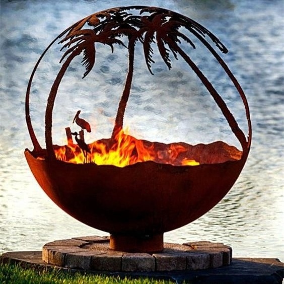 Corten Weathering Steel Fire Bowl Ring And Mild Steel Fire Ring