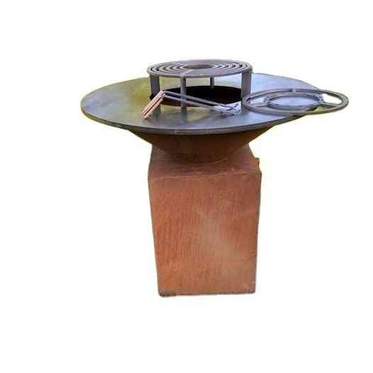 outdoor cooking bbq models corten steel grill