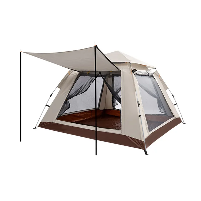 Outdoor wind resistant larger barbecue glamping tent tente-camping 4 saison montag facile tente chapiteau