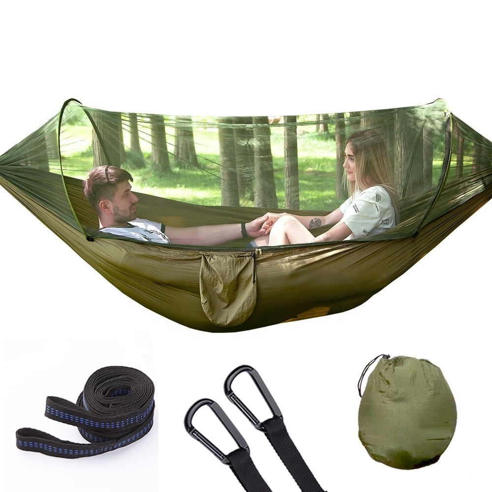 Outdoor Portable Lightweight Camping Tree Hammocks Tent Travel Hanging Bed Hammock Mosquito Net