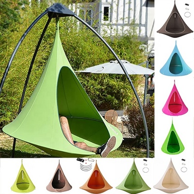 Kid Adult Outdoor Camping Waterproof Leisure Hanging Tent Hanging Chair Indoor Furniture Teepee Tree House Tent Tree Pod BestSuppliers