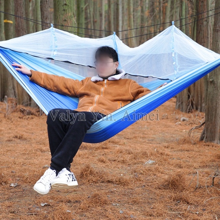 Portable 1 - 2 Person Outdoor Foldable Waterproof Hanging Beach Hammock Suspended Camping Tree House Tent Tent Hanging Bed