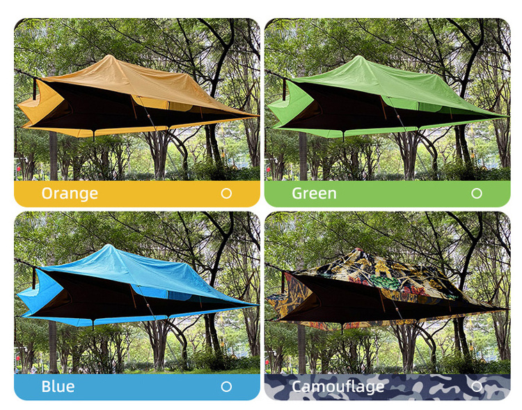 Hanging Tree Tent Double Hammock for Camping Hiking Backpacking Climbing Traveling Tent Quadrangle Tree Tent