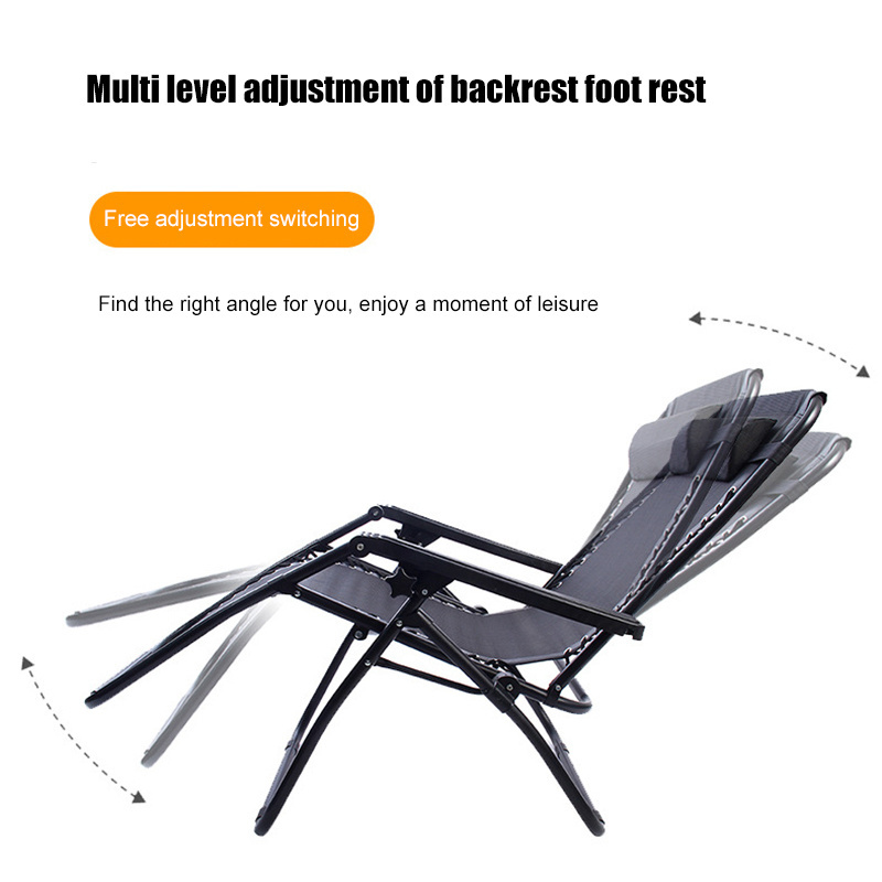 High Quality Lightweight Zero Gravity Chair Recliner Beach Long Chair Outdoor Sun Lounge Chair