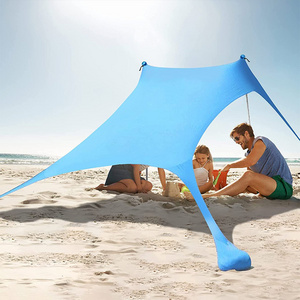 Beach Tent Pop Up Shade UPF50+ Portable Beach Canopy Sun Shelter