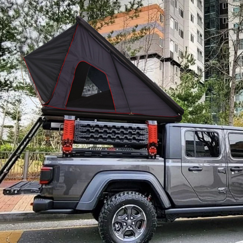 Aluminum Alloy Triangle Outdoor Automatic Tent Camping Car Roof Tent SUV Roof Tent