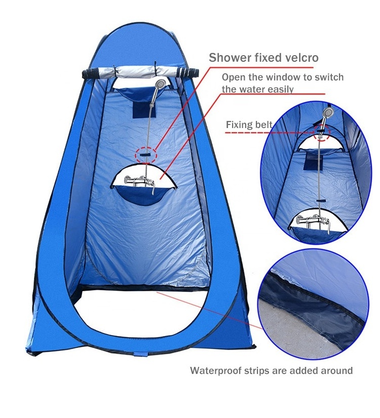 Easy Set Up Foldable Solar Shower Tent Kit Instant Pop Up Privacy Shower Tent Sun Canopy Beach Outdoor Camp Privacy Tent