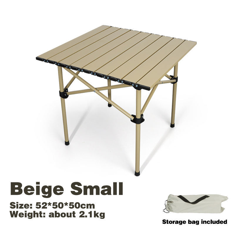 Outdoor picnic folding table camping portable adjustable lightweight table work table work bench