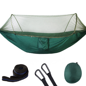 Outdoor Mosquito Net Hammock Camping Anti-mosquito Double Nylon Hammock With Mosquito Net