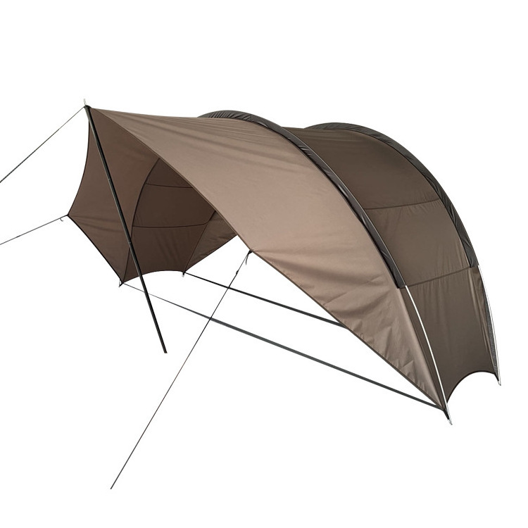 Outdoor multi-functional camping eggshell canopy rainproof and sunscreen dome canopy camping leisure dome canopy