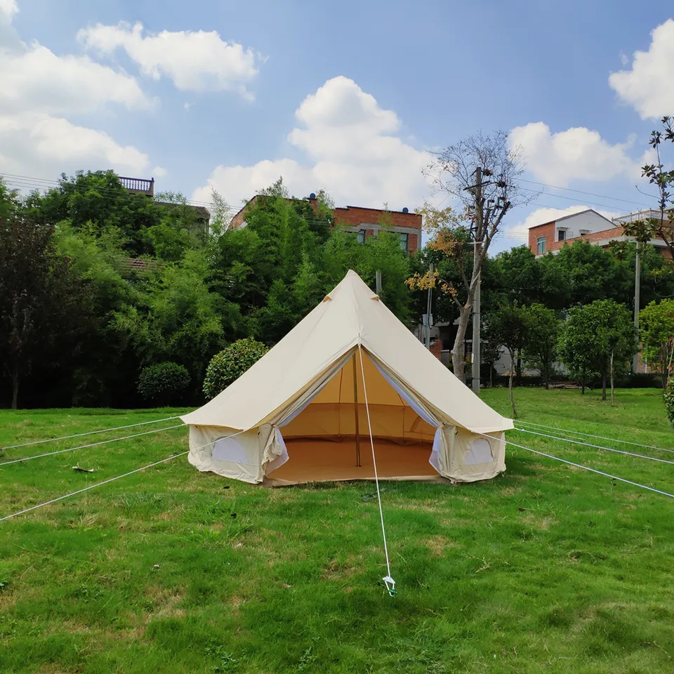 Yurt Tent for Sale Outdoor Safari Glamping Tent Oxford Luxury Yurt Bell Tent for Family Camping