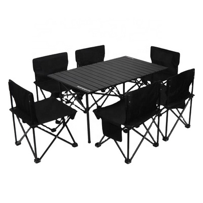 Outdoor picnic folding table camping portable adjustable lightweight table work table work bench