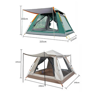 Outdoor wind resistant larger barbecue glamping tent tente-camping 4 saison montag facile tente chapiteau