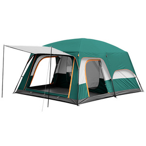 2 Rooms 1 Living Room extra large outdoor camping tents 4 8 persons  family luxury big camping tent