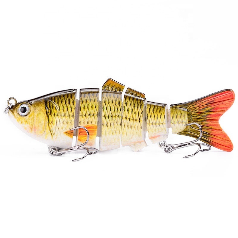 Plastic Multi Jointed Fishing Lures Bass Wobbler Artificial Lifelike Swimbait Fishing Hard Lures