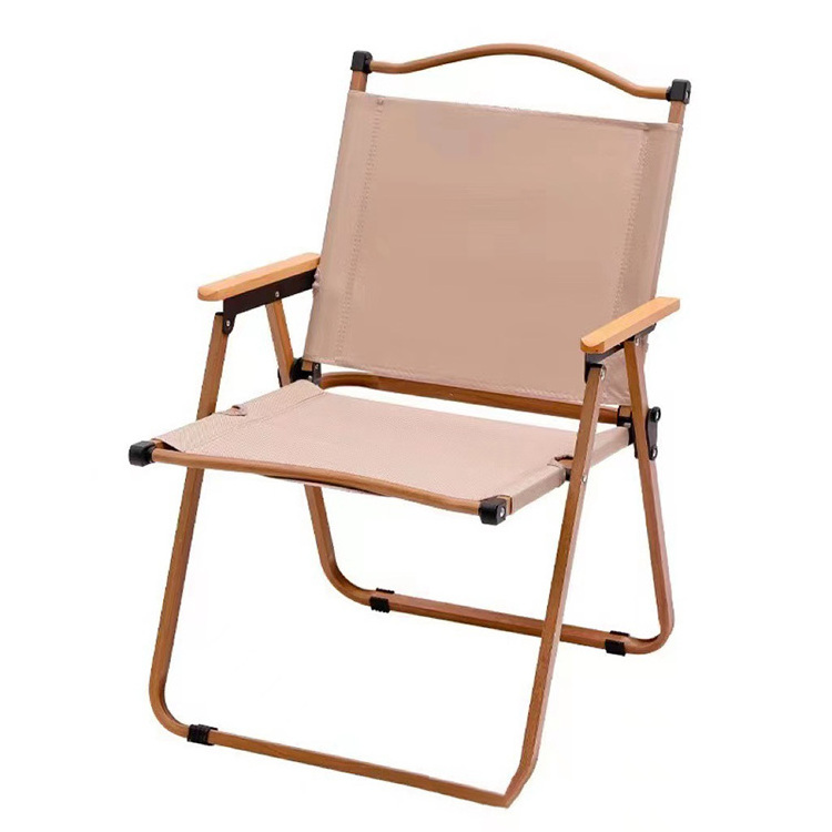 Oem Metal Frame Safe Durable Picnic Chair Heavy Duty Camping Chair