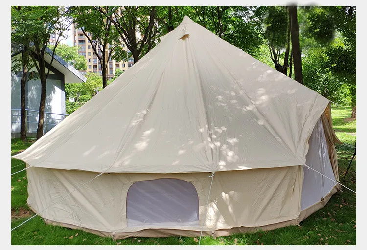 Yurt Tent for Sale Outdoor Safari Glamping Tent Oxford Luxury Yurt Bell Tent for Family Camping