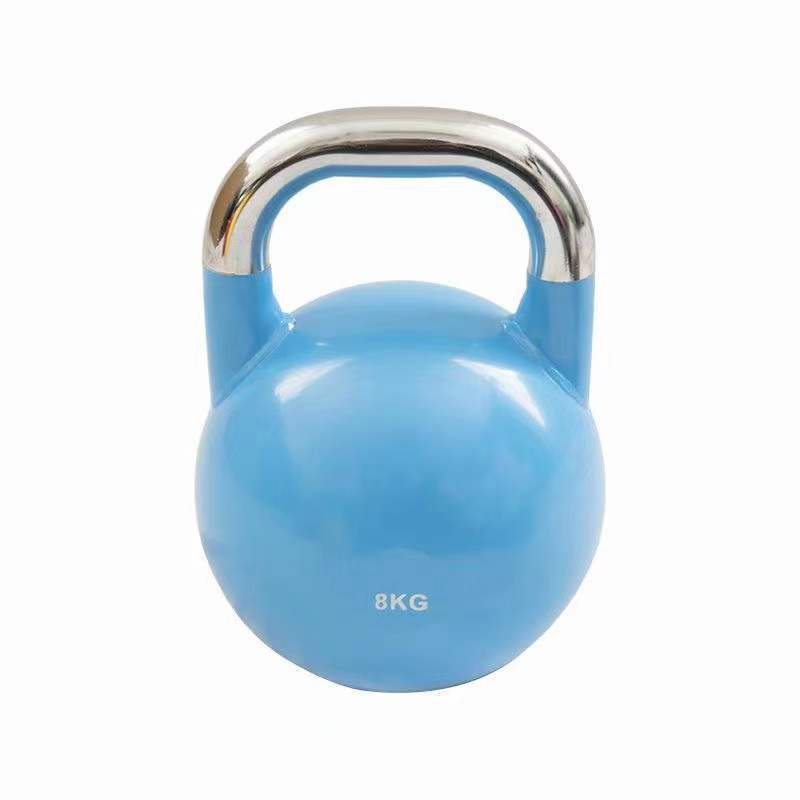 Gym Weight Lifting Dumbbell Kettlebell set Steel Weight Kettlebell Candy Color Kettlebell