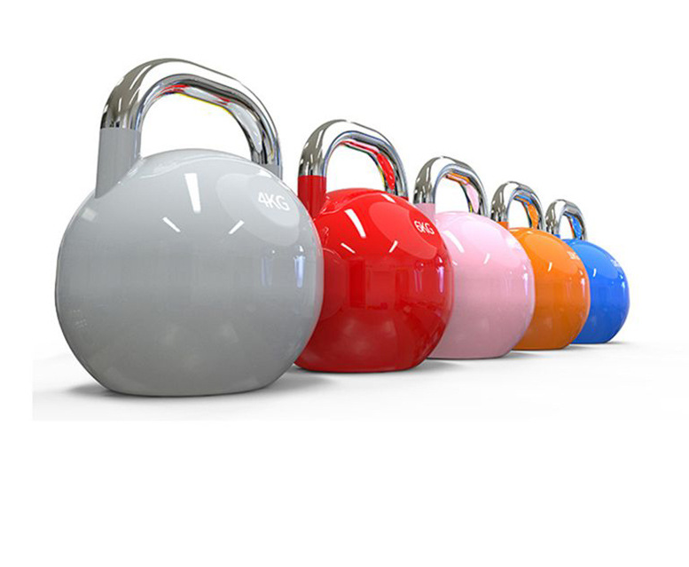 Gym Weight Lifting Dumbbell Kettlebell set Steel Weight Kettlebell Candy Color Kettlebell